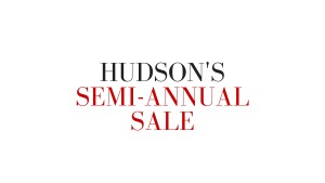 Hudson semi annual sale